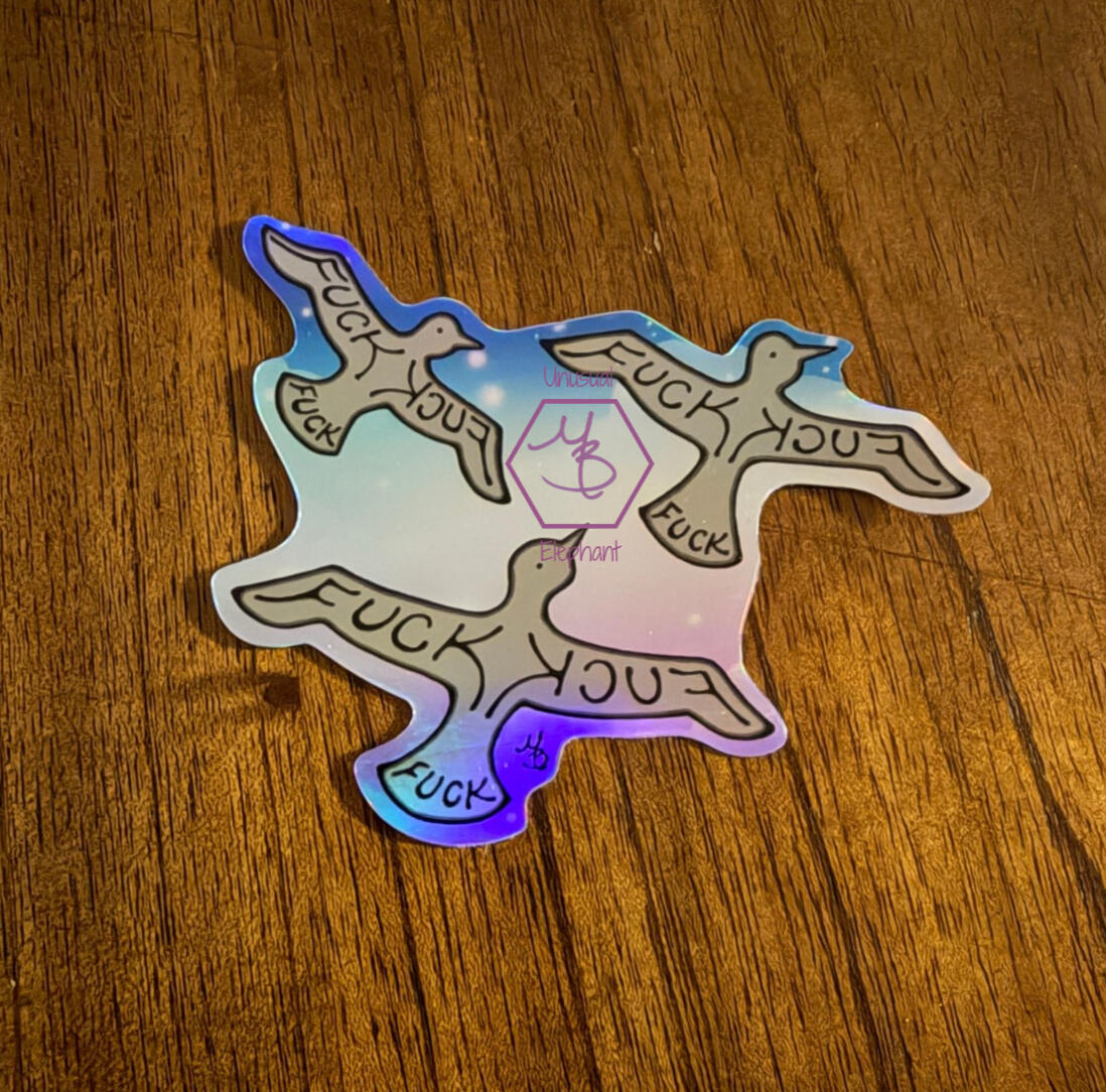 Flying Fucks Sticker