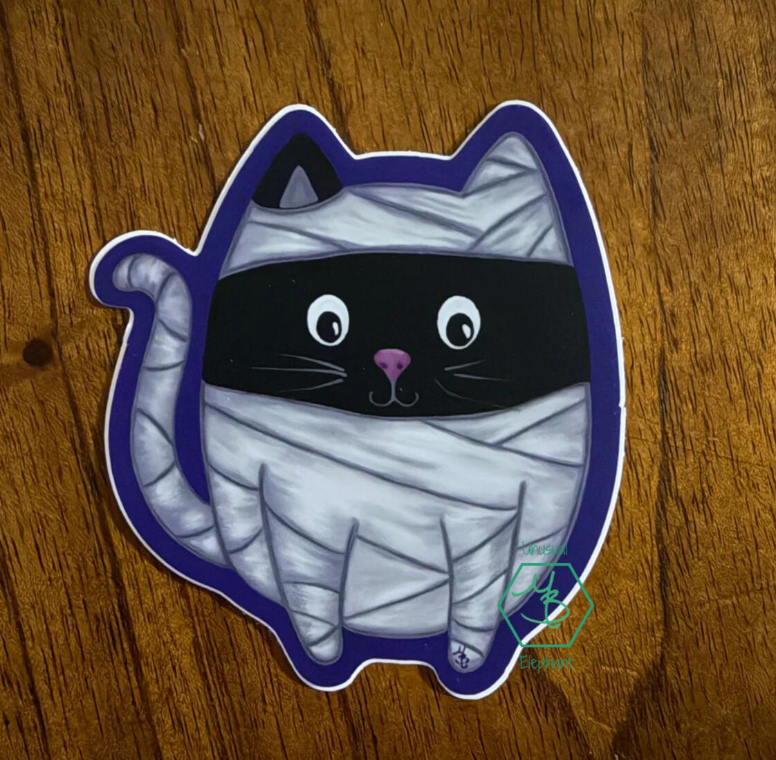 Mummy Cat Sticker