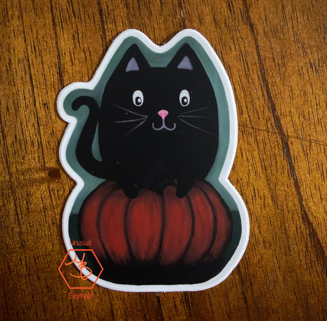 Pumpkin Cat Sticker